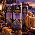 Bones Coffee Company Sea Salted Caramel Mocha Latte, 11 fl oz (325 mL) can
