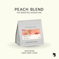 The Baristro Signature Peach Blend 100g light roast specialty coffee beans from Colombia and Thailand, with peach, honey and lychee tasting notes, available at Lamora UAE.