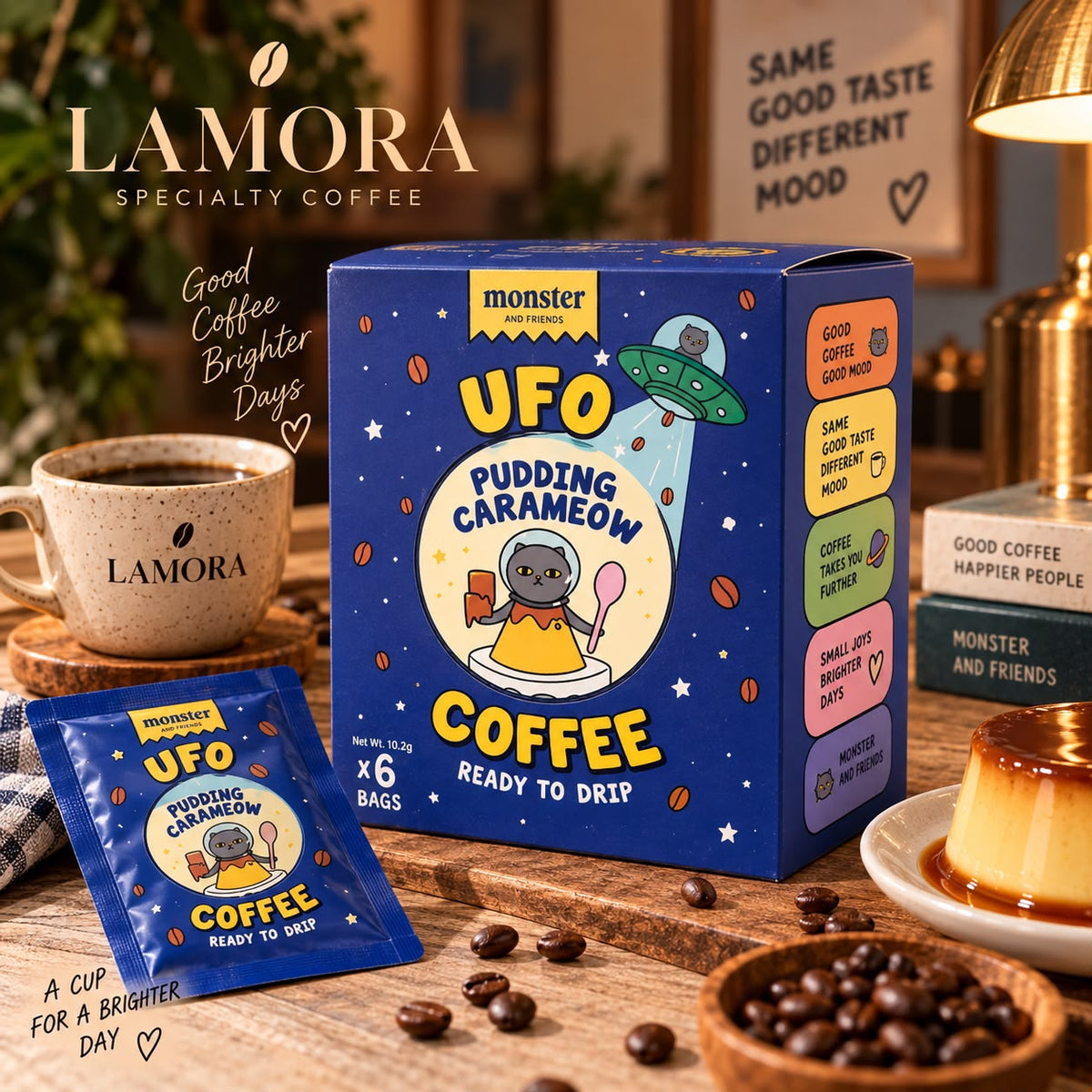 UFO Pudding Carameow Coffee