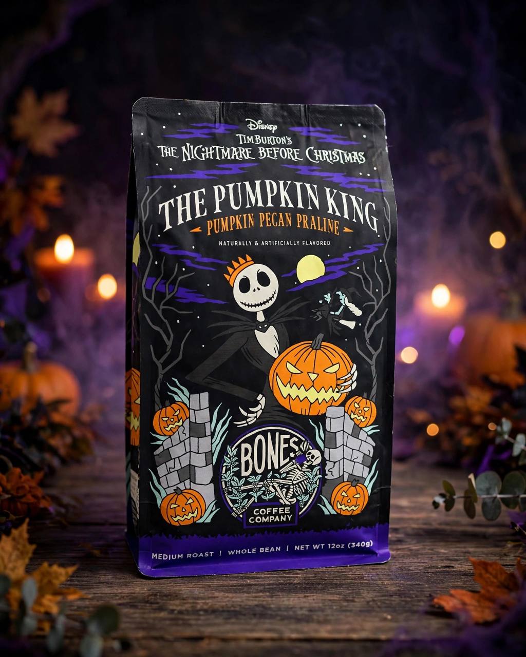 Bones Coffee The Pumpkin King original 12 oz bag