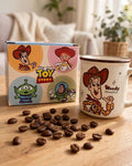 Disney Pixar Toy Story Woody classic brown-rim ceramic mug with gift box