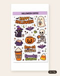 Halloween Sticker Sheet 4x7 in
