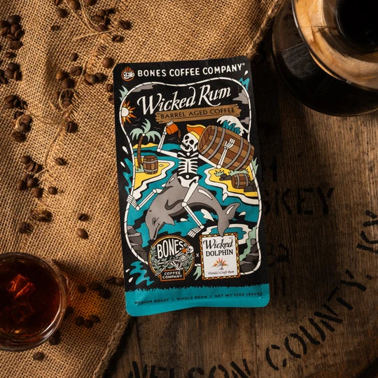 Wicked Rum Barrel-Aged Coffee – 12 oz